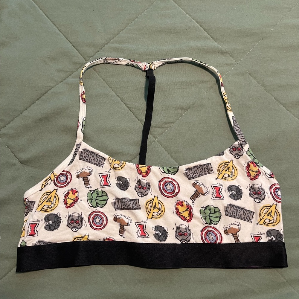 MeUndies Marvel T-back bralette